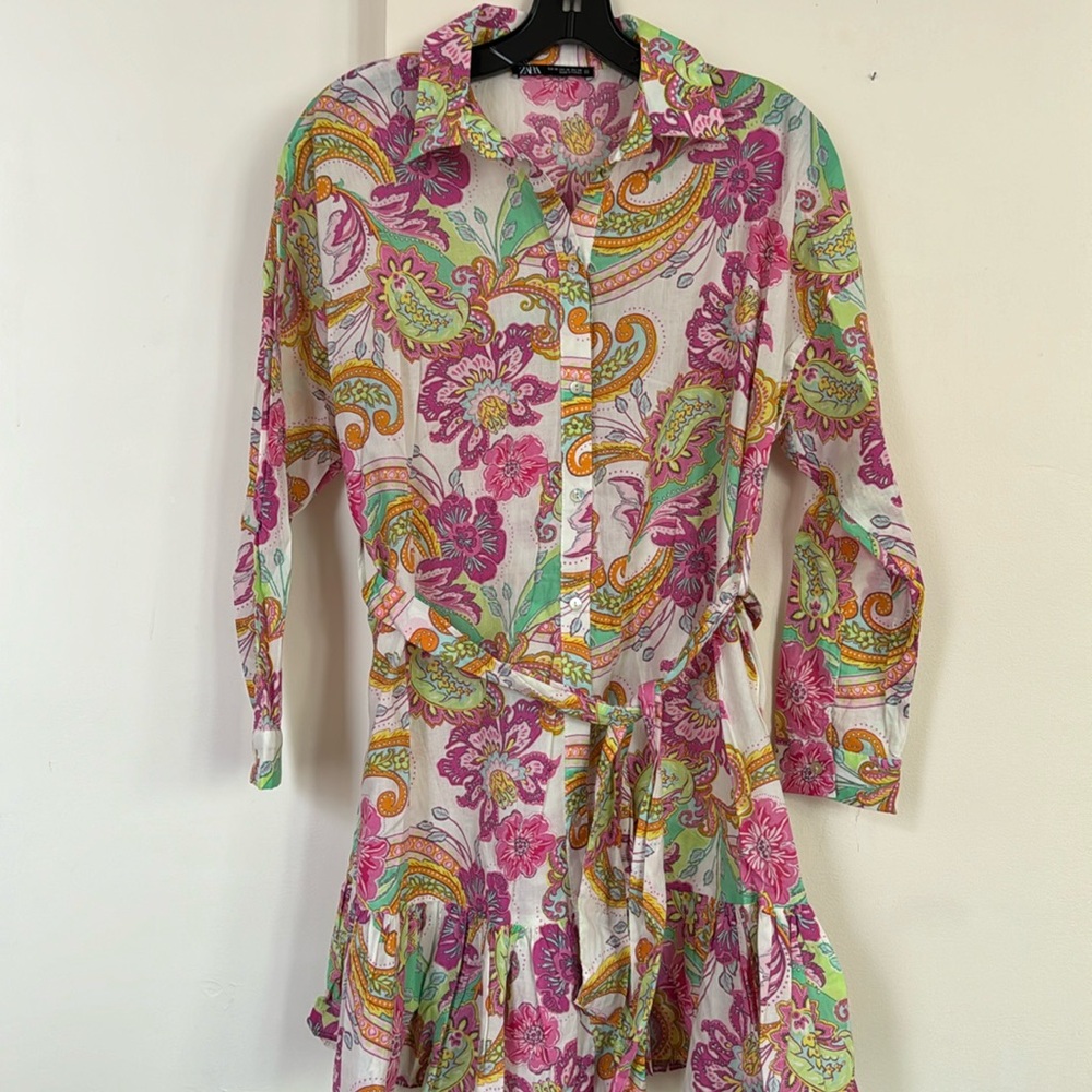 Zara floral dress